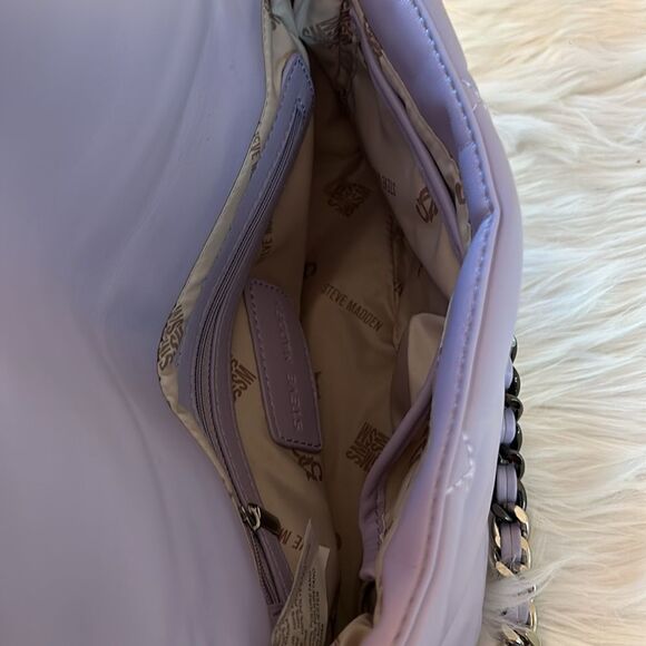 NWOT Steve Madden (Btulsa) Quilted/ Shoulder Crossbody Bag - Lavender - Picture 7 of 10